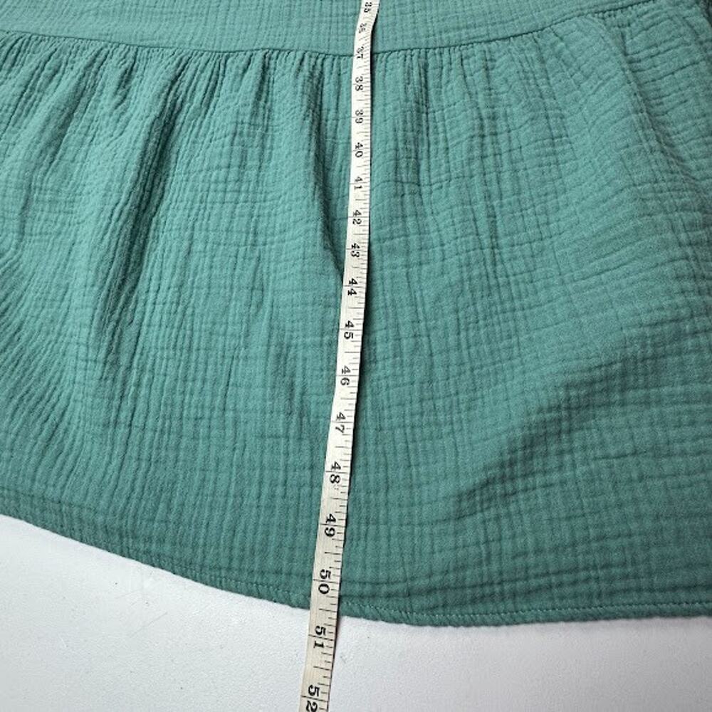 Universal Thread Dress Womens Extra Small Green Gauzey Peasant Cottage Milkmaid - Picture 14 of 15